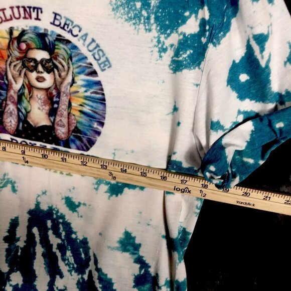 Women’s Top I’m Blunt Because God Roll Me That Way T-Shirt Medium - Picture 6 of 8